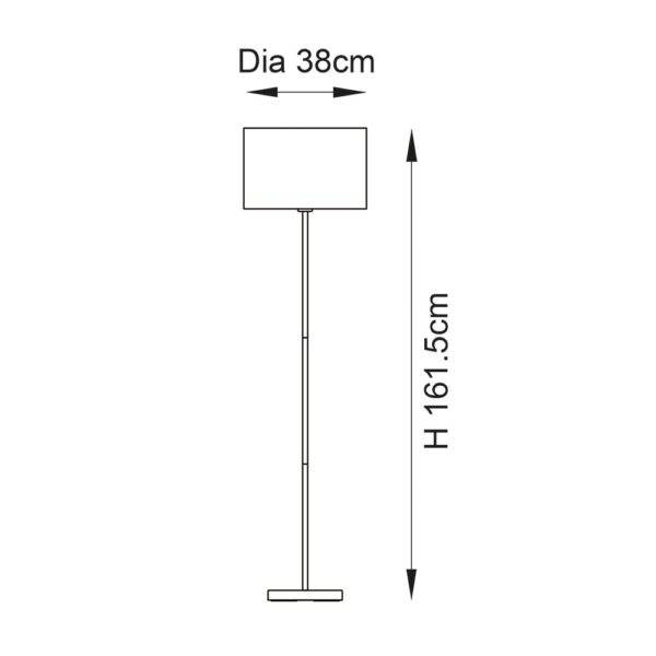 ENDON UPSHIRE LONGSHORE FLOOR LIGHT 101694 - Image 4