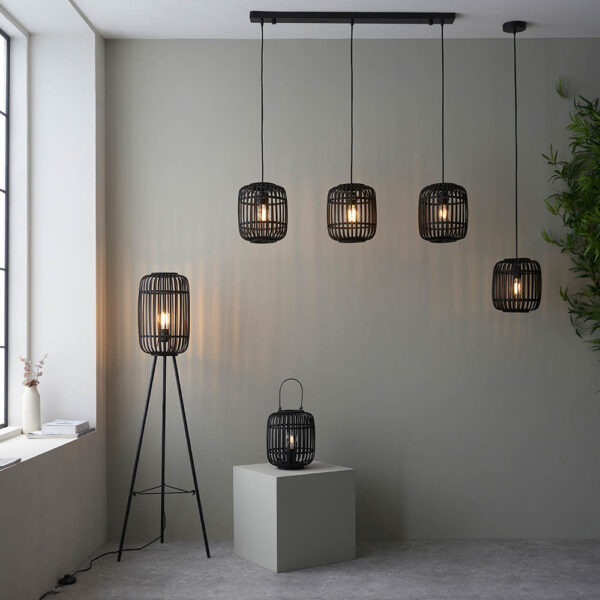 ENDON UPSHRE MATHIAS 1LT PENDANT LIGHT D/B 101700 - Image 2