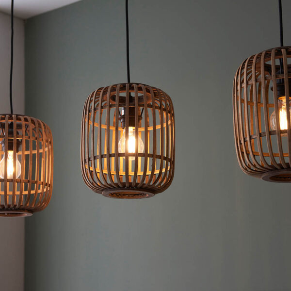 ENDON UPSHIRE  MATHIAS 3LT PENDANT LIGHT L/B 101775 - Image 4