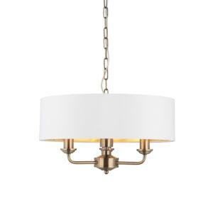 ENDON UPSHIRE HIGHCLERE 3LT PENDANT LIGHT A/B W/F 98934