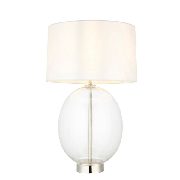 ENDON KELDA OVAL TOUCH TABLE LIGHT B/N C/G 102675 - Image 2