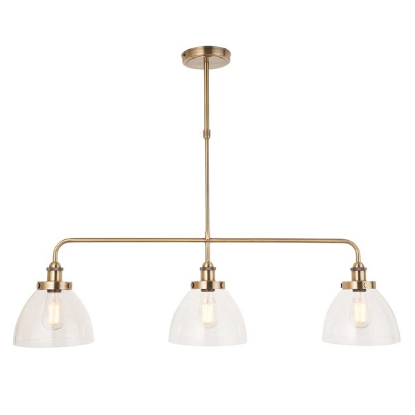 ENDON UPSHIRE HANSEN 3lt LINEAR A/B PENDANT LIGHT 103014 - Image 3