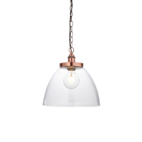 ENDON UPSHIRE HANSEN GRAND PENDANT LIGHT A/C C/G 106895 - Image 2