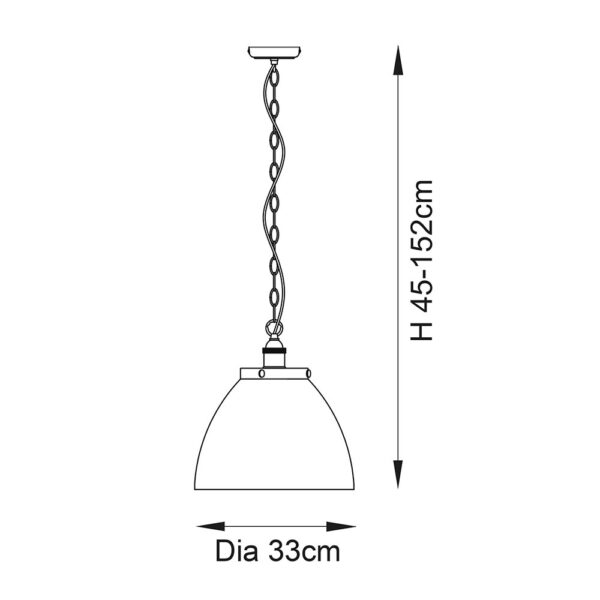 ENDON UPSHIRE HANSEN GRAND PENDANT LIGHT A/C C/G 106895 - Image 5