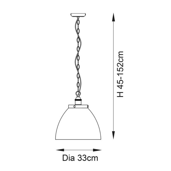 ENDON HANSEN GRAND PENDANT LIGHT B/S C/G 106896 - Image 5