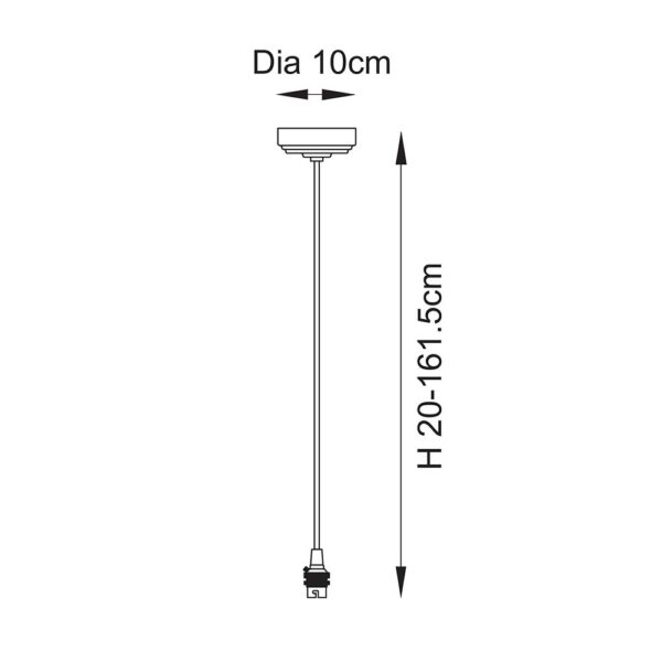 ENDON UPSHIRE ELTHAN CABLE SET GREEN 111513 - Image 3