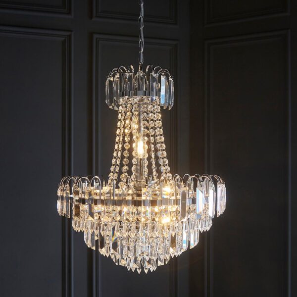 ENDON UPSHIRE AMADIS 6LT PENDANT LIGHT 96826 - Image 2