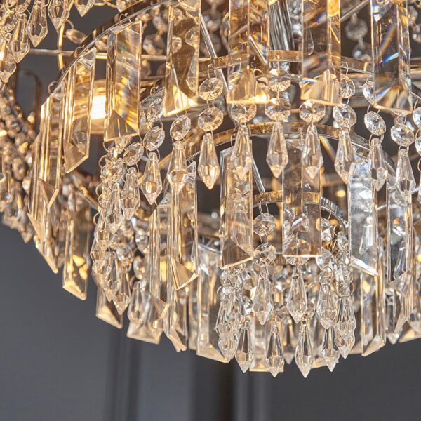 ENDON UPSHIRE AMADIS 6LT PENDANT LIGHT 96826 - Image 4
