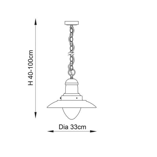 ENDON UPSHIRE MENDIP PENDANT LIGHT S/N C/G 60799 - Image 2