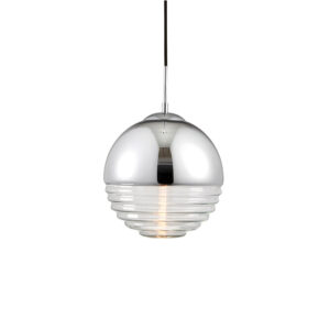 ENDON UPSHIRE PALOMA PENDANT LIGHT C/P R/G 68959