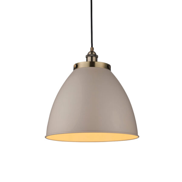 ENDON UPSHIRE FRANKLIN LARGE PENDANT LIGHT 76327 (VINTAGE STONE)