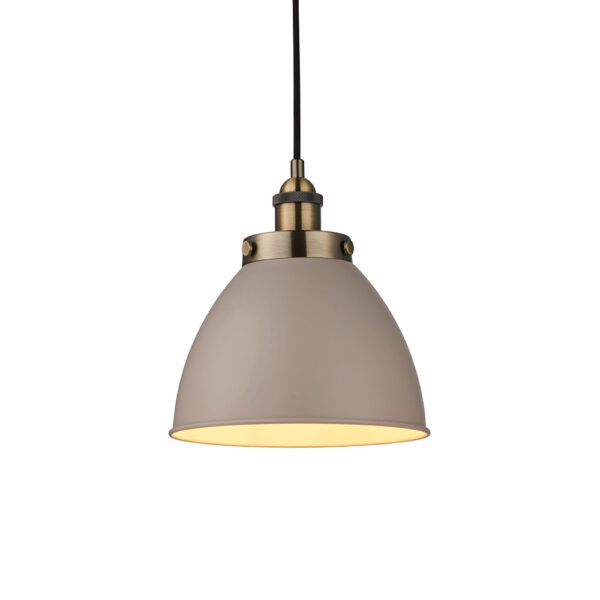 ENDON UPSHIRE FRANKLIN SMALL PENDANT LIGHT 76328 (VINTAGE STONE) - Image 2
