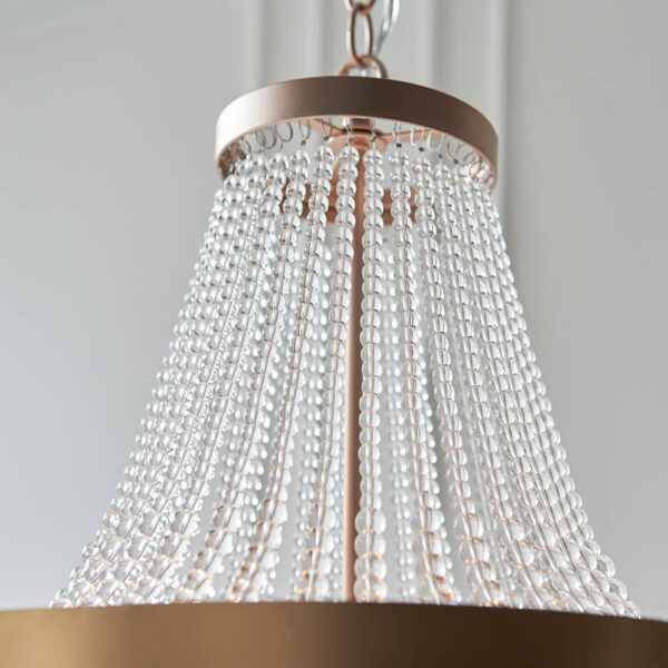ENDON UPSHIRE CELINE 5LT PENDANT LIGHT 81913 - Image 4