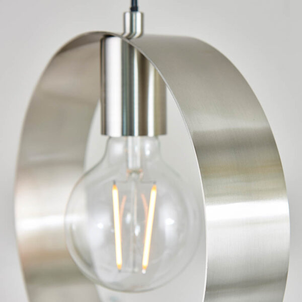ENDON UPSHIRE HOOP PENDANT LIGHT B/N 90454 - Image 3