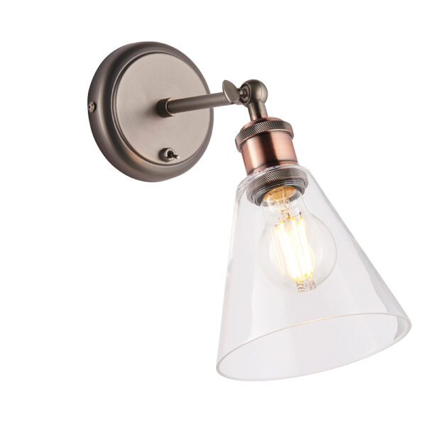 ENDON HAL WALL LIGHT A/P A/C 92874 - Image 2