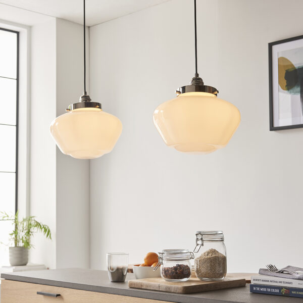 ENDON CAMBERLEY PENDANT B/N O/G 96174 - Image 2