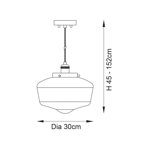 ENDON CAMBERLEY PENDANT B/N O/G 96174 - Image 5