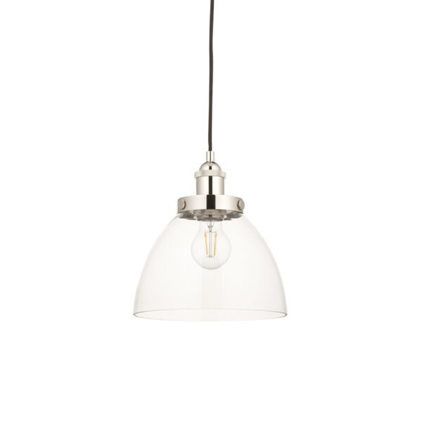 ENDON UPSHIRE HANSEN PENDANT LIGHT B/N C/G 97588