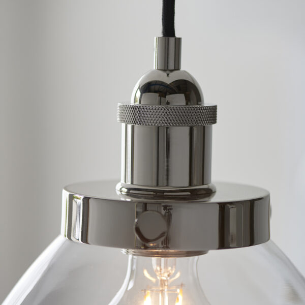 ENDON UPSHIRE HANSEN PENDANT LIGHT B/N C/G 97588 - Image 4