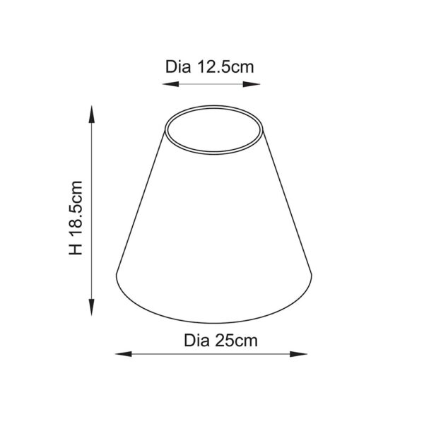 ENDON Upshire Ivy 25cm Tapered Lamp Shade 113176 U11162 - Image 4