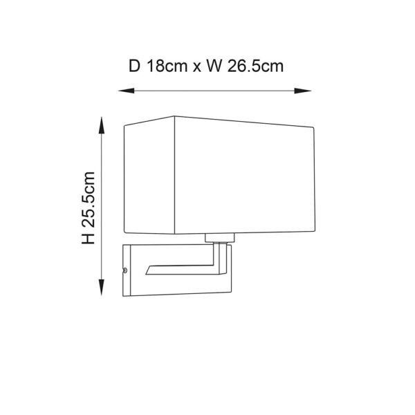 ENDON Upshire Piccolo Wall light 96751-CH - Image 2
