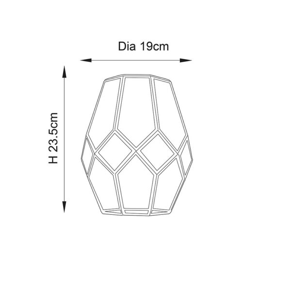 ENDON Upshire Ripley Pendant light 73296 - Image 4