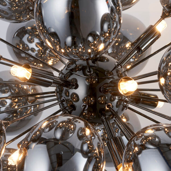 ENDON UPSHIRE INFINITY 8LT PENDANT LIGHT U80124 - Image 4