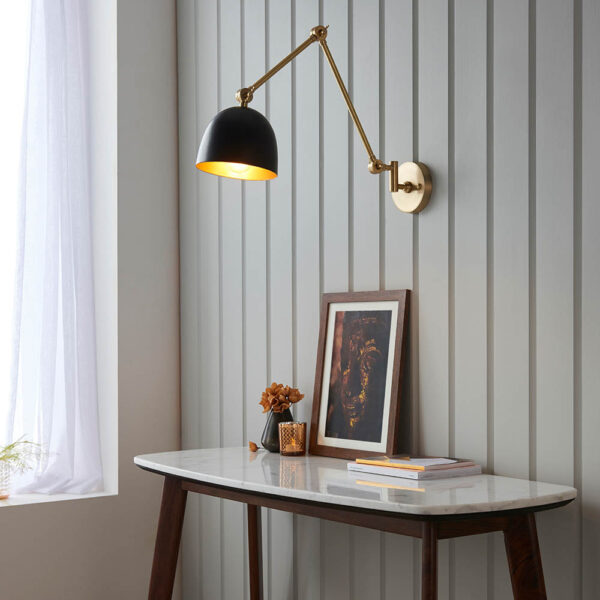ENDON Upshire Lehal Swing arm wall light 93142 U11101 - Image 3