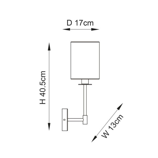 ENDON Upshire Sancerre Wall light 99496 - Image 5
