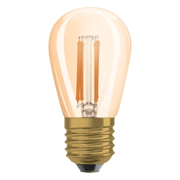 Vintage 1906 Mini Edison ST 45 33 Filament DIM 4.8W 822 Gold E27 UPS600 - Image 2
