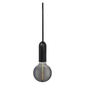Upshire Vintage 1906 PenduLum Round Black Lamp bulb U628