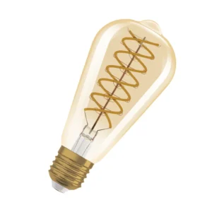 Vintage 1906 Edison 60 Filament DIM 8.8W 824 Gold E27 UPS602