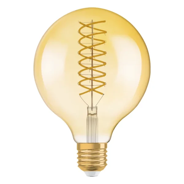 Vintage 1906 Globe 60 Filament DIM 8.8W 824 Gold E27 U607 - Image 2