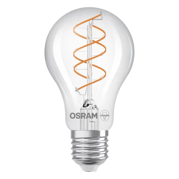 Vintage 1906 Classic A 60 Spiral Filament DIM 8W 922 Clear E27 U611 - Image 2