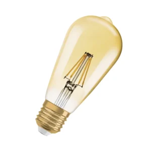 Vintage 1906 Edison 55 Filament DIM 6.5W 824 Gold E27 U603