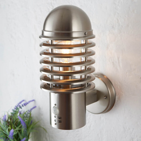 ENDON Upshire Louvre Outdoor PIR Wall Light 72381 U11207 - Image 2