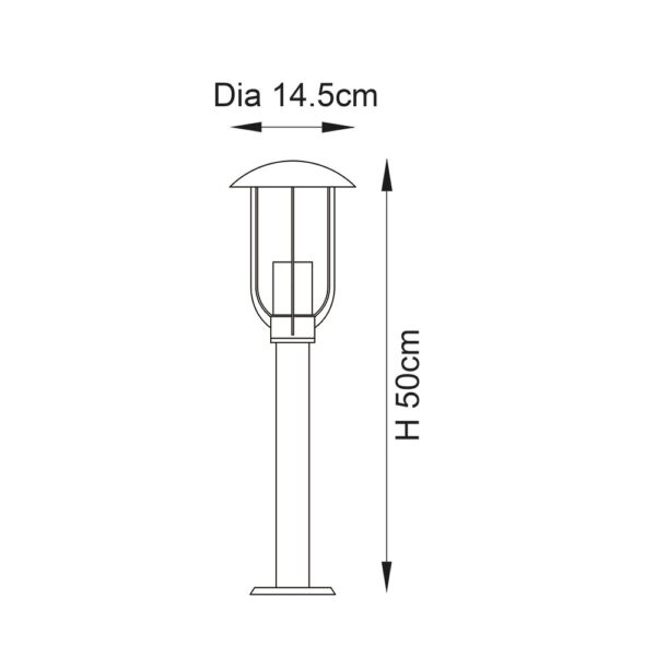 ENDON Upshire Quinn Outdoor Post Light 96923 - Image 4
