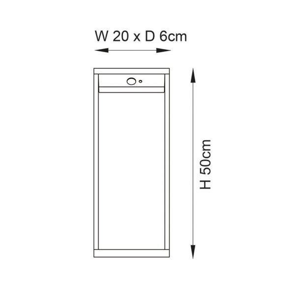 ENDON Upshire Dannah Post photocell Light PIR 96935 U11191 - Image 4