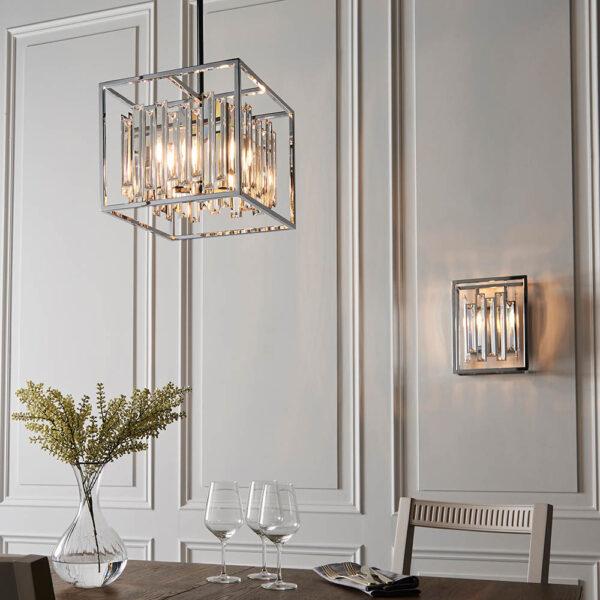 ENDON Upshire Acadia 4lt pendant Light 81930 U111159 - Image 4