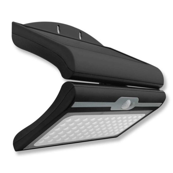 Upshire LED Sensor Solar Folding Wall Light (Black), 2.5w, IP44, (4000K) U111207 - Image 3