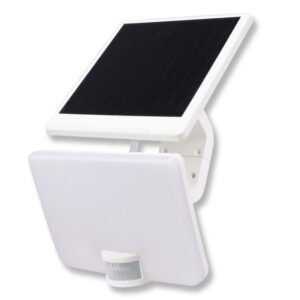 Upshire LED PIR Sensor Solar Floodlight (White), 12w, IP54, (4000K) U111214
