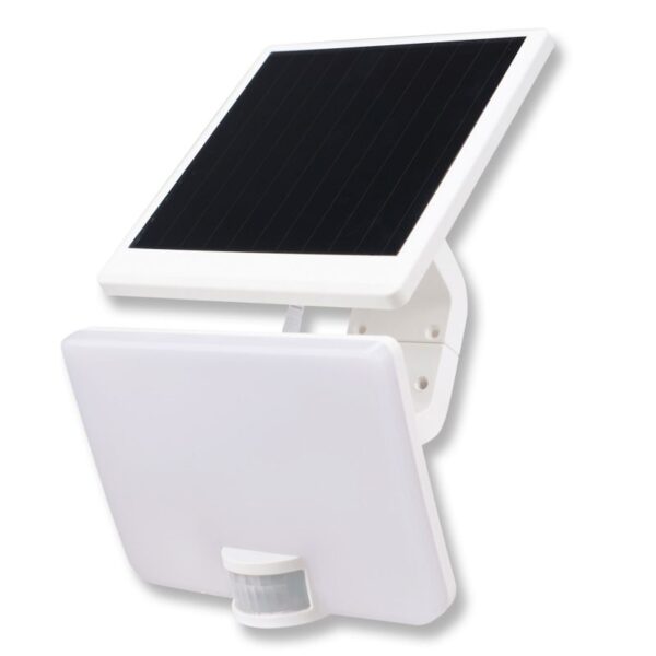 Upshire LED PIR Sensor Solar Floodlight (White), 8w, IP54, (4000K) U111212