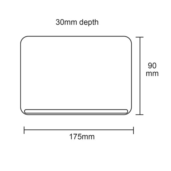 Upshire LED CCT Aluminium Up/Down Outdoor Wall Light, 2 x 6w, IP54, White Finish U111245 - Image 3
